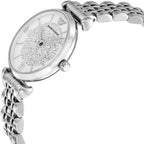 Emporio Armani AR1925 Gianni T-Bar Women's Silver Watch