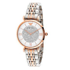 Emporio Armani AR1926 Gianni T-Bar Women's Two-Tone Watch