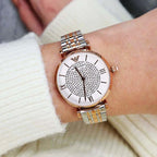 Emporio Armani AR1926 Gianni T-Bar Women's Two-Tone Watch