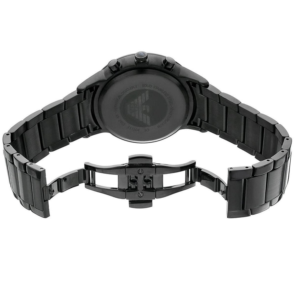 Emporio Armani AR2453 Renato Men's Blackout Watch