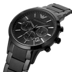 Emporio Armani AR2453 Renato Men's Blackout Watch