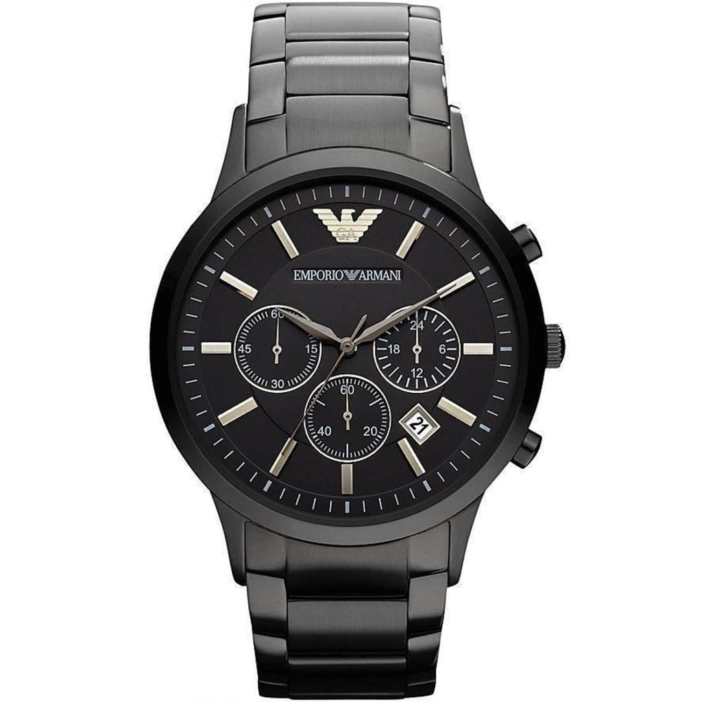 Emporio Armani AR2453 Renato Men's Blackout Watch