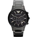 Emporio Armani AR2453 Renato Men's Blackout Watch