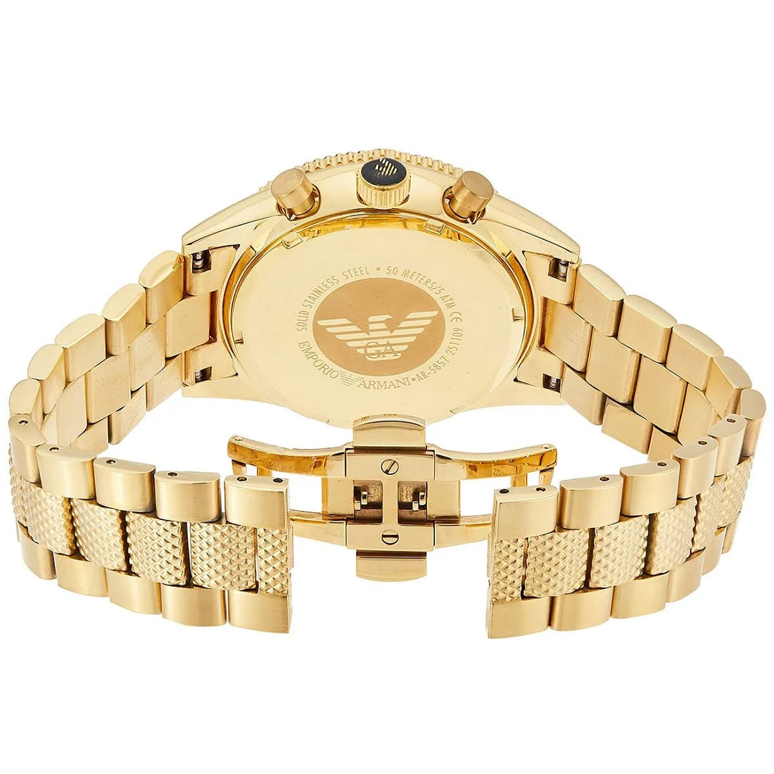 Emporio Armani AR5857 Chronograph Men's Gold Watch