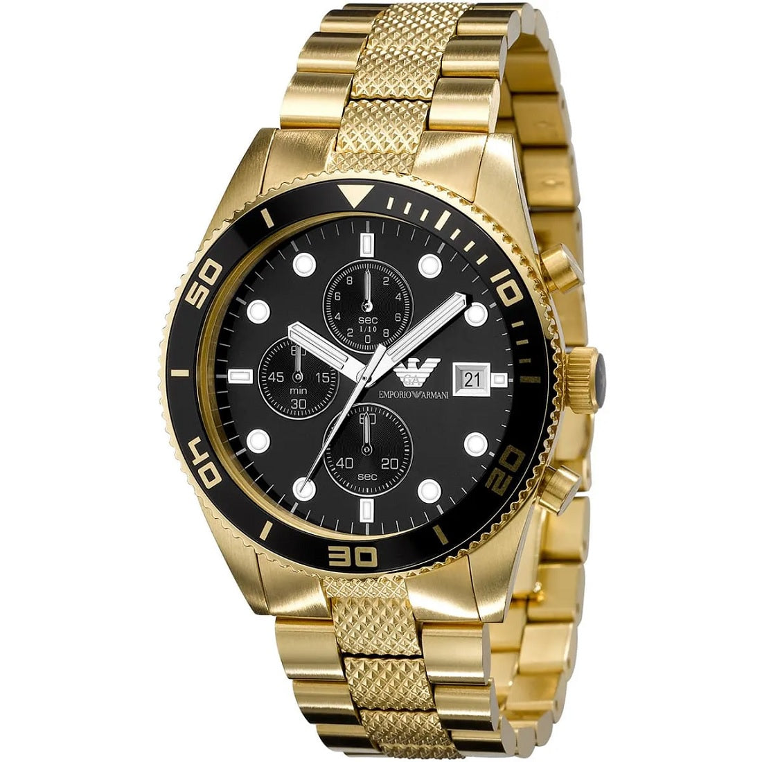 Emporio Armani AR5857 Chronograph Men's Gold Watch