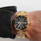 Emporio Armani AR5857 Chronograph Men's Gold Watch