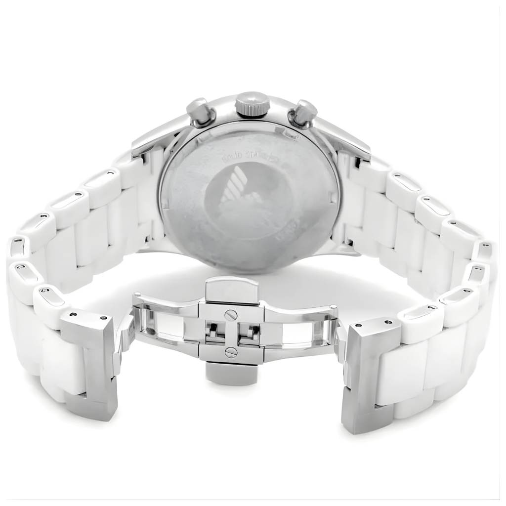 Emporio Armani AR5859 Sportivo Men's White Silicone Watch