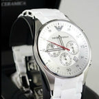 Emporio Armani AR5859 Sportivo Men's White Silicone Watch