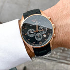 Emporio Armani AR5905 Sportivo Men's Black & Rose Gold Watch
