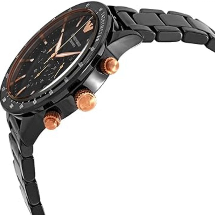 Emporio Armani AR70002 Mario Men's Black Ceramic Watch