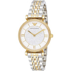 Emporio Armani AR8031 Gianni T-Bar Women's Two-Tone Watch
