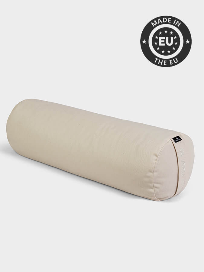 Yoga Studio Organic Cotton Yoga Bolster Ecru