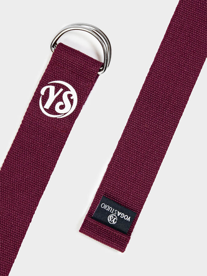 GOTS Organic Cotton D-Ring 2.5m Yoga Belt Strap
