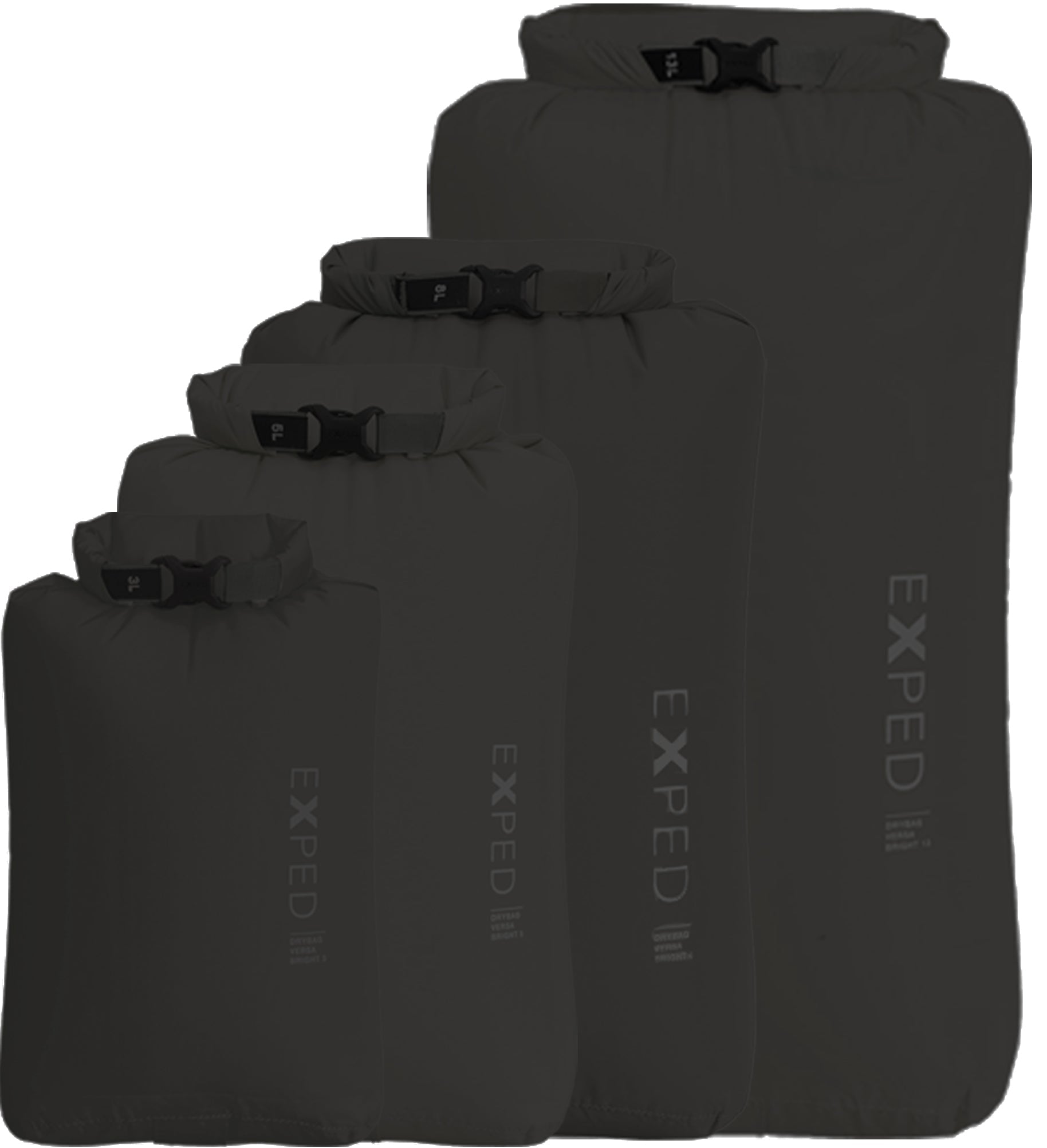 Exped Drybag Versa Bright (3-13L) Dry Bag Set - Various Colours