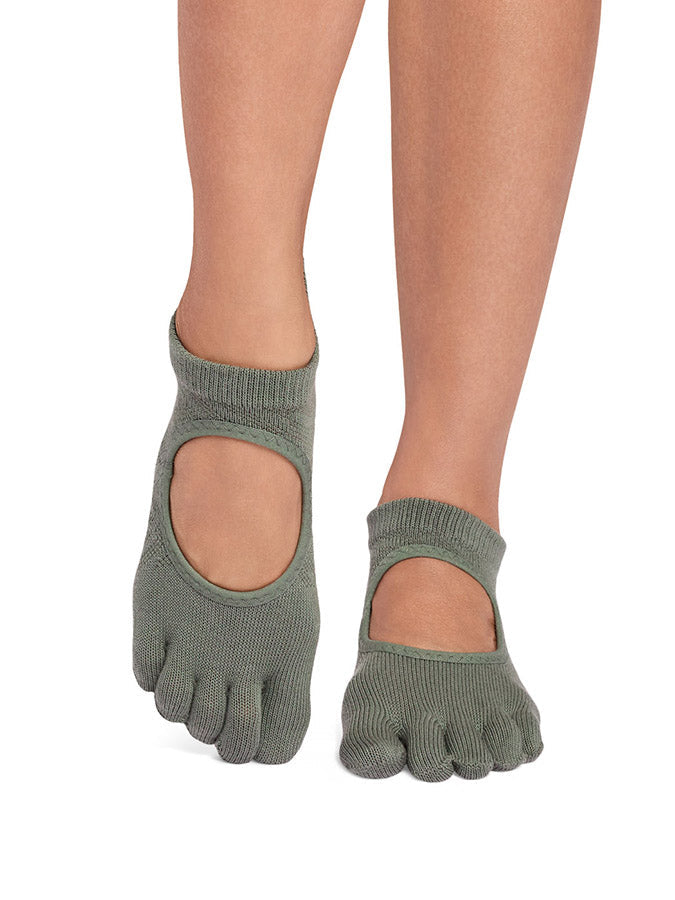 ToeSox Full Toe Bellarina Women's Yoga Grip Socks