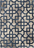 Avanti Navy Moroccan Rug