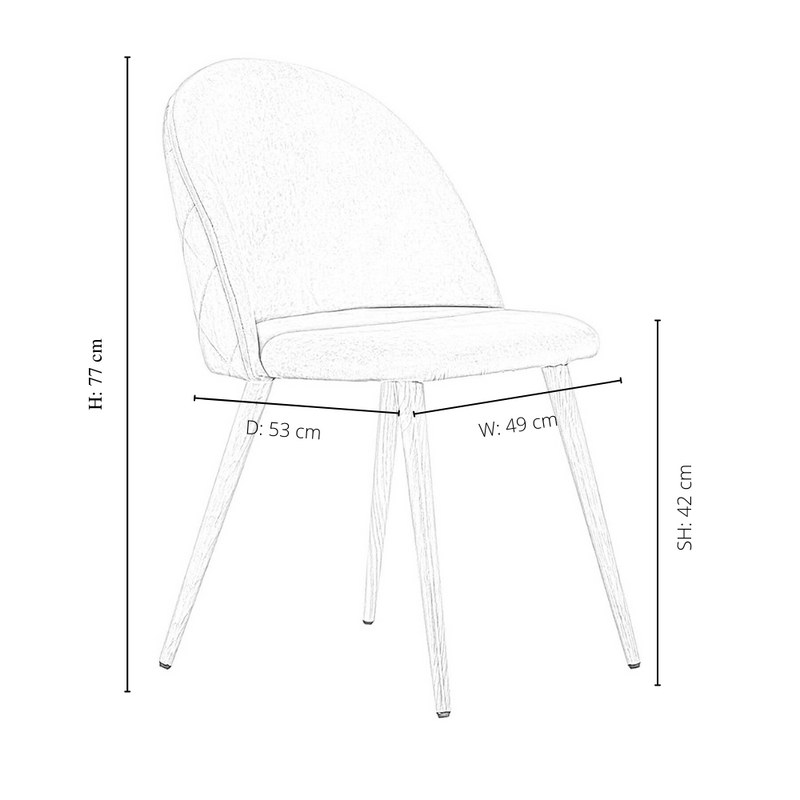 Halo Dining Set, a Table and Chairs Set of 4, Oak/Grey