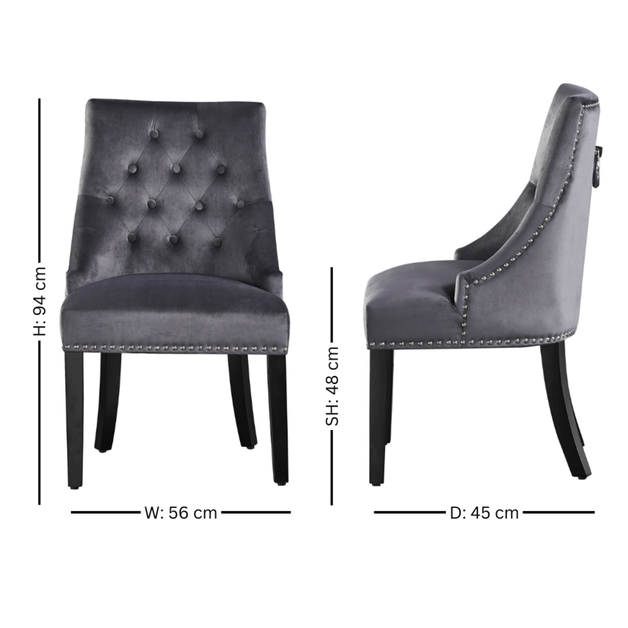 LUX Velvet Dining Chair