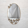102cm Oval Metal Mirror