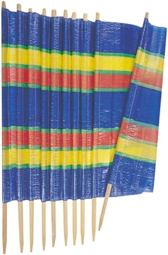 Seven Pole Heavy Duty Multicolour Garden Beach Windbreaker
