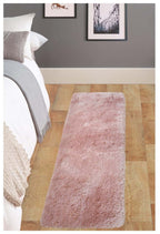 Soft Washable Pink Shaggy Rug