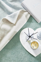 Hush Solid Aqua Luxury Rug