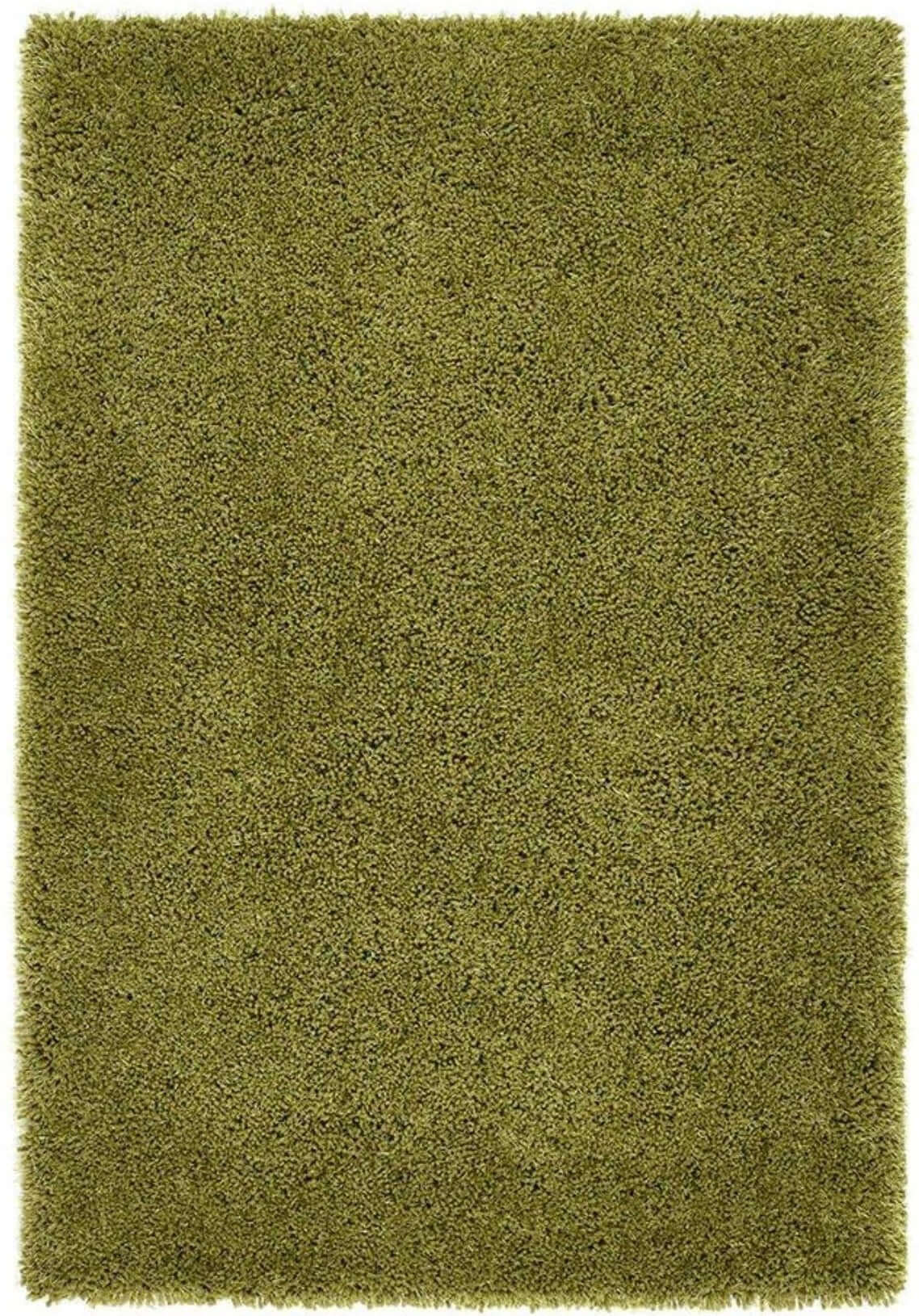 Chicago Olive Green Shaggy Rug 200X290 cm