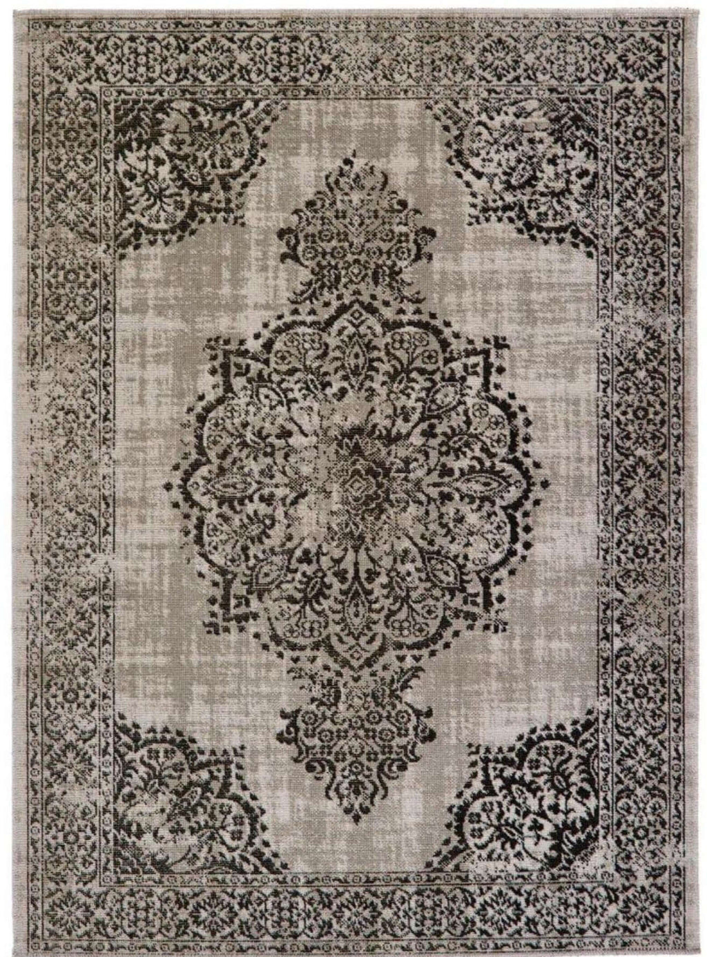 Saville Grey/Black Vintage Rug