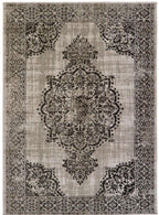 Saville Grey/Black Vintage Rug