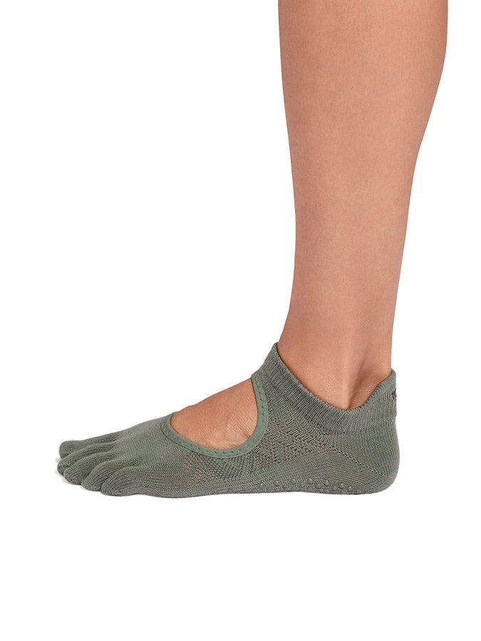 ToeSox Full Toe Bellarina Women's Yoga Grip Socks