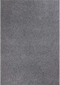 Grey Low Pile Solid Rug 240X340 cm