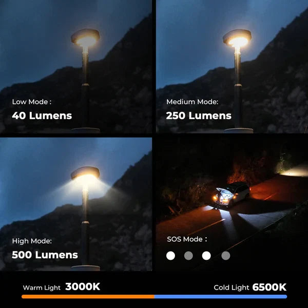 Flextail EVO LANTERN - FLEXTAIL x OuTask 2-in-1 Telescopic Lantern