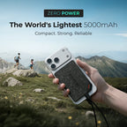 Flextail ZERO POWER 5,000C - The World's Lightest & Thinnest 5,000mAh Power Bank (85g)