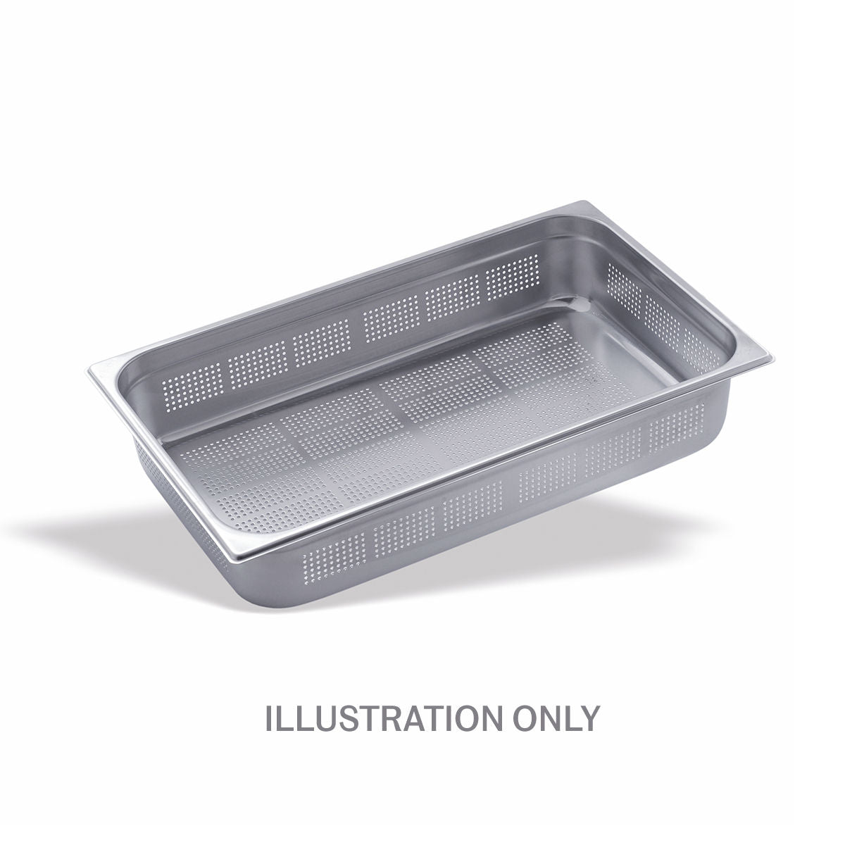 150mm Deep 1/1 Stainless Steel Perforated Gastronorm