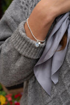 Forget-Me-Not Necklace Teardrop Pendan