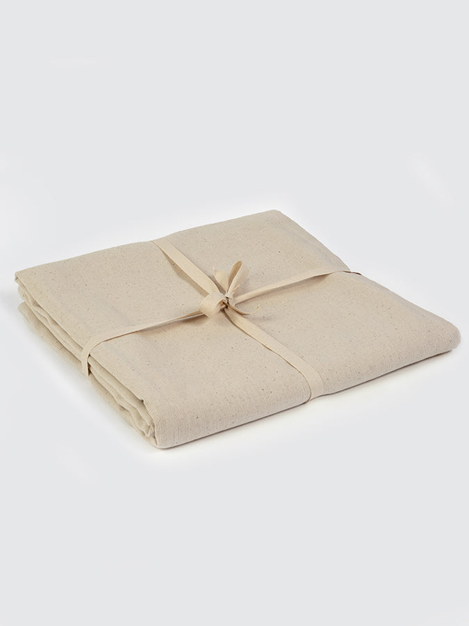 Yoga Studio GOTS Organic Cotton Yoga Blanket Ecru