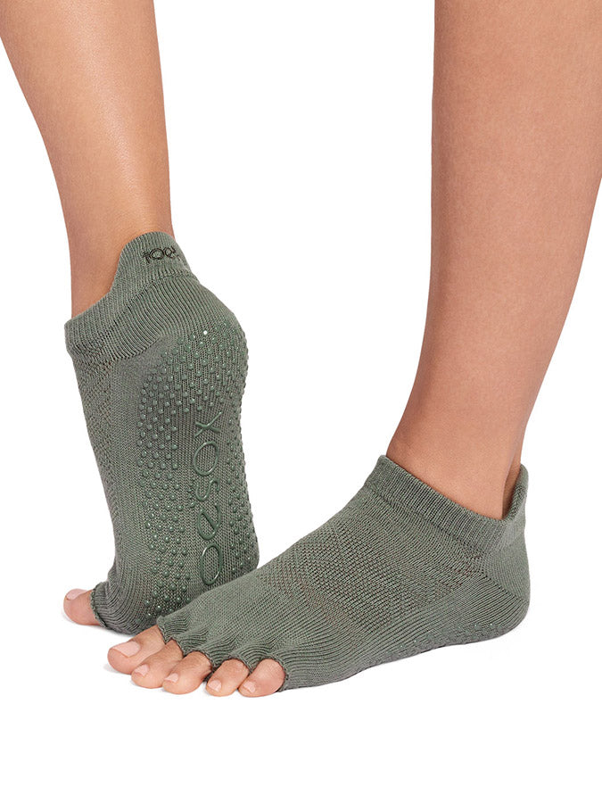 ToeSox Low Rise Half Toe Women's Yoga Grip Socks