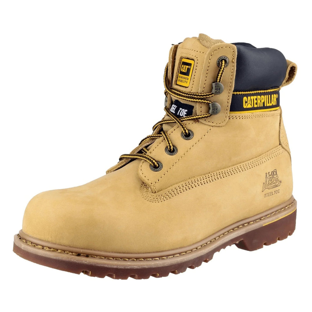 Caterpillar CAT Holton Steel Toe S3 HRO SRC Work Boot with Midsole