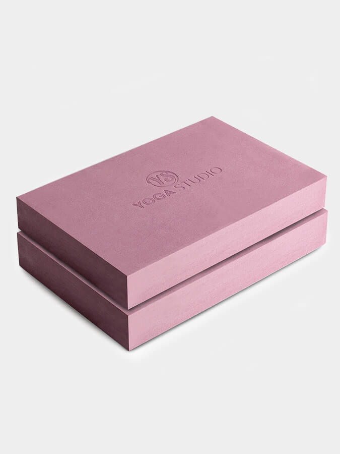 Yoga Studio EVA Yoga Block Twin Pack Dusty Pink