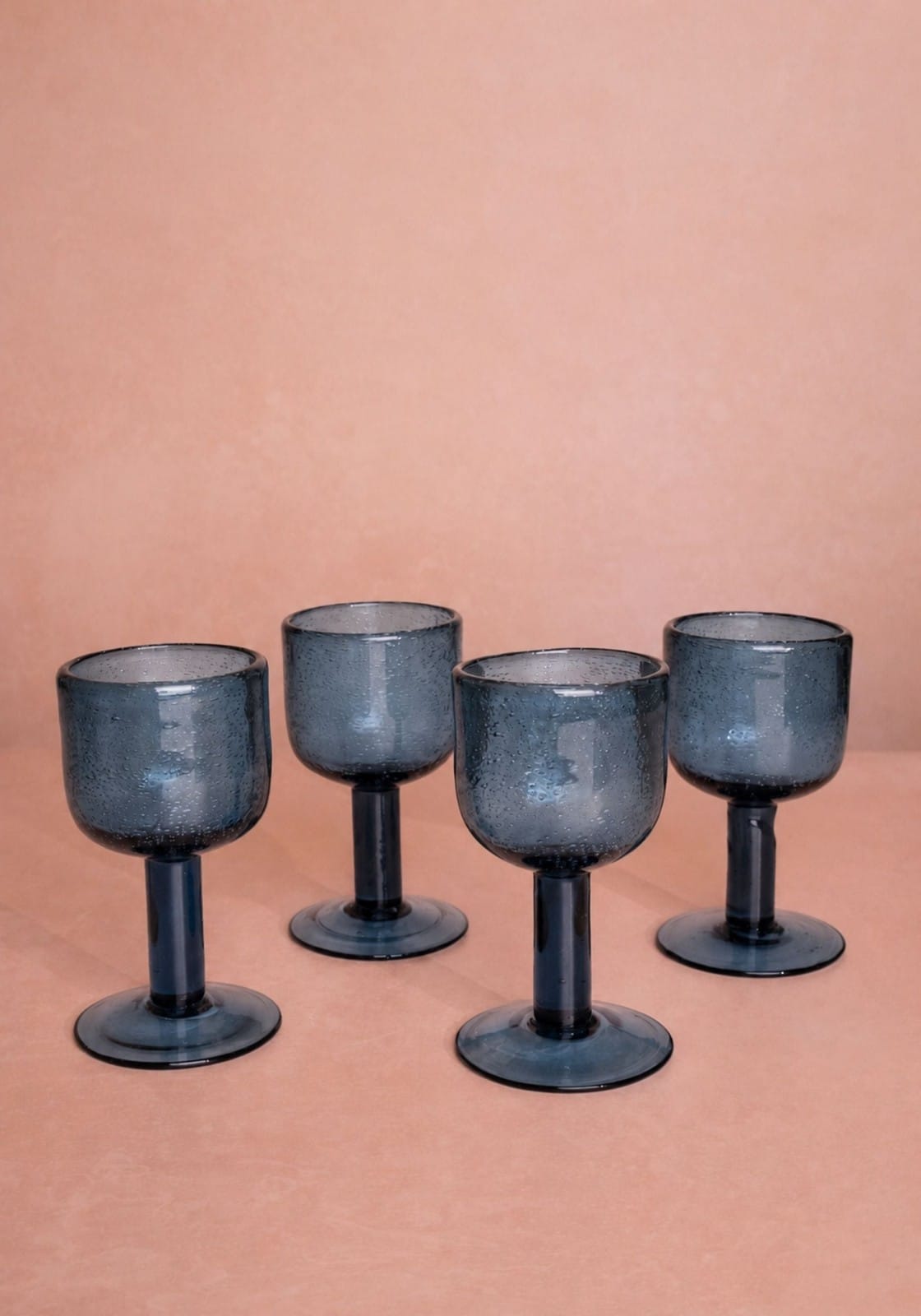 Eleanor Wine Glass, Blue - Set of 8