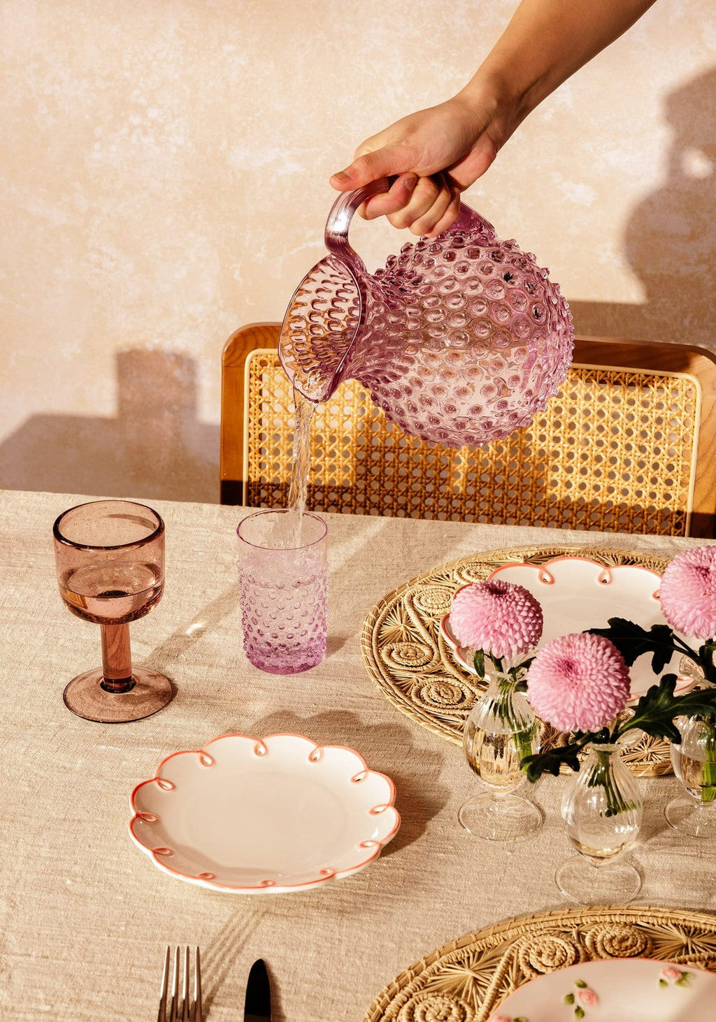 Eleanor Wine Glass, Violet - Set of 8