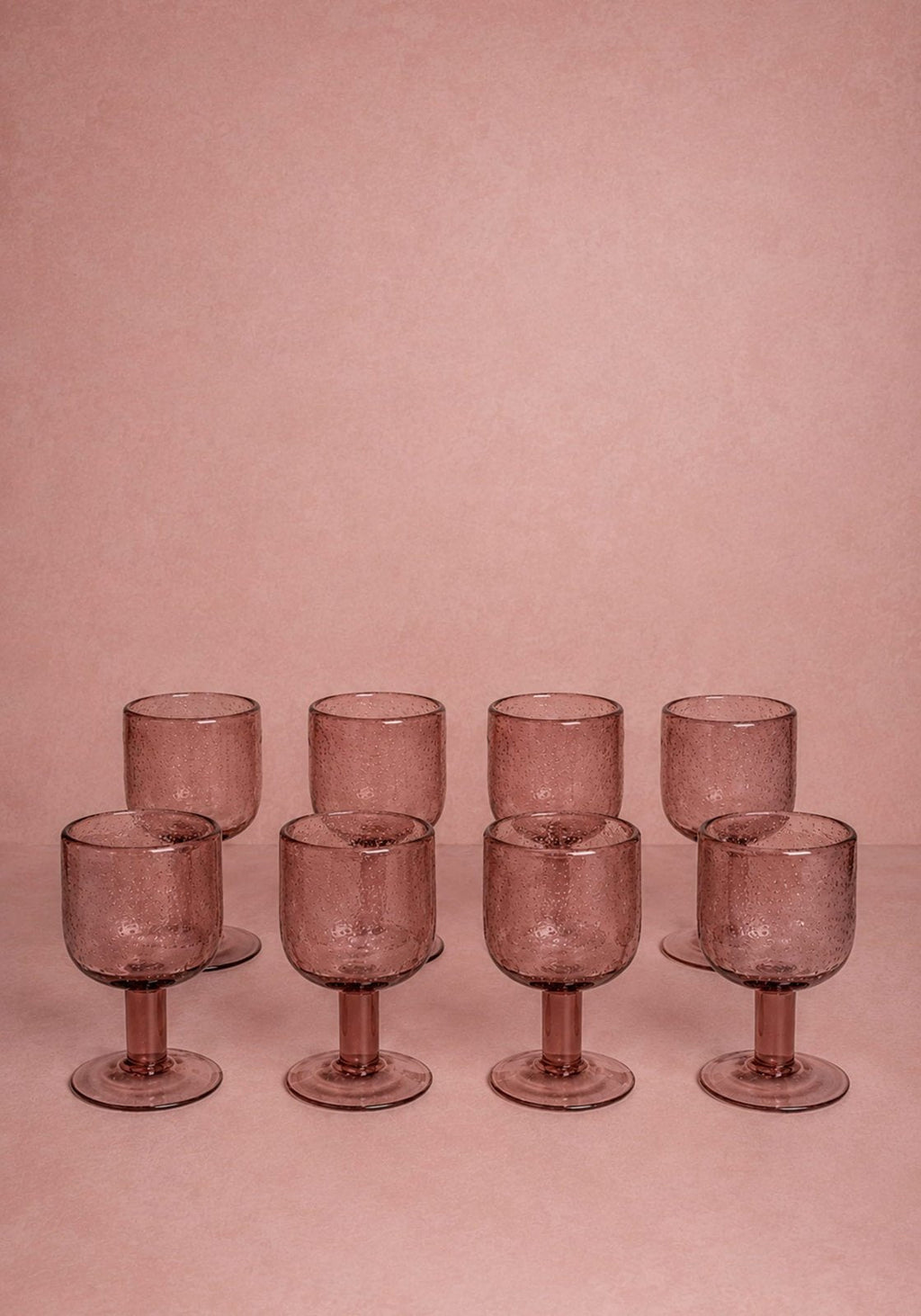 Eleanor Wine Glass, Violet - Set of 8