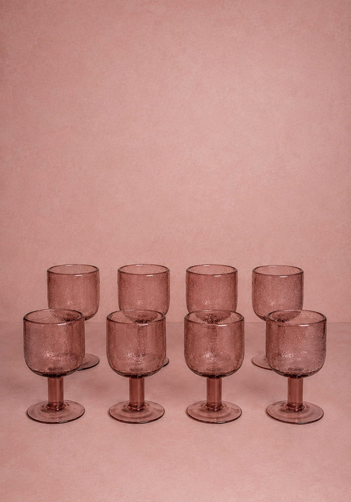 Eleanor Wine Glass, Violet - Set of 8
