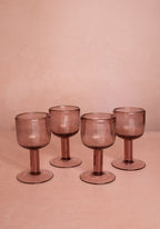 Eleanor Wine Glass, Violet - Set of 8