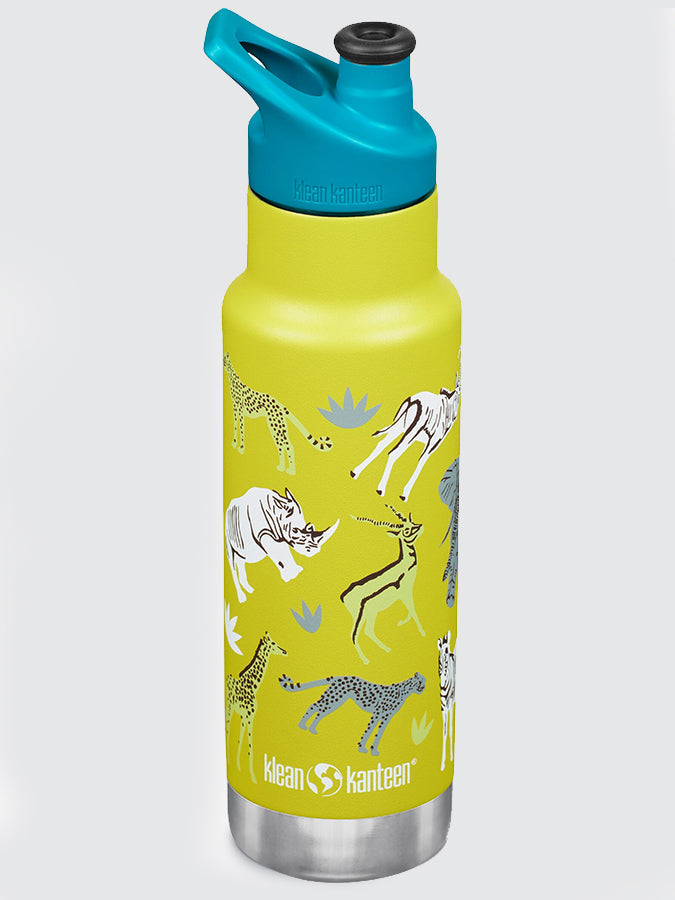 Klean Kanteen Kid Insulated Classic Sport Cap 12oz (355ml) Safari