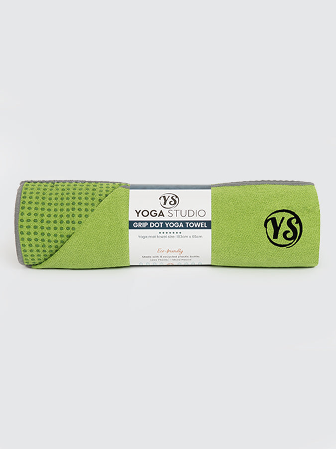 Yoga Studio Premium Grip Dot Yoga Mat Towels Moss Green