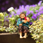 Grandmother Solar Garden Ornament – Light Up Outdoor Garden Statue