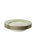 Green Apple Lace Plate Butterfly Side/Pudding Plates - Set of 4