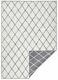 Reversible Indoor-Outdoor Geometric Flatweave Rug