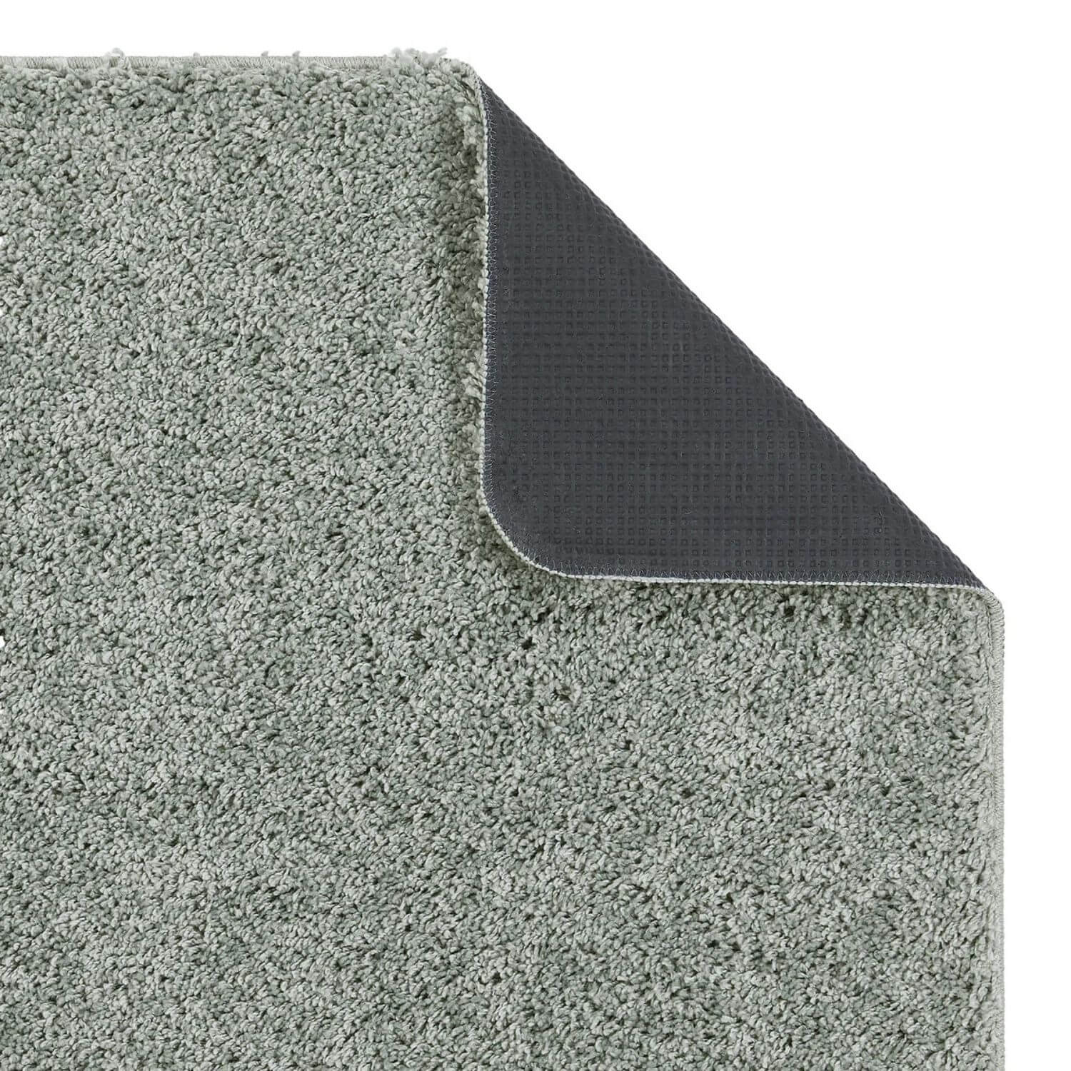 Washable Grey Shaggy Rug